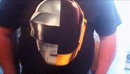 Daft Punk Logo Belt Buckle & Split Helmet Daft Punk T-Shirt