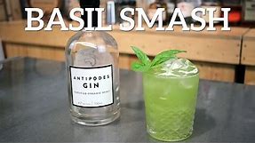 Basil Smash Gin Cocktail Recipe