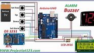 ds3231 arduino circuit pinout proteus library -