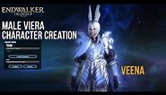 FFXIV Endwalker - Male Viera Full Character Creation - Veena