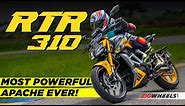 TVS Apache RTR 310 First Ride Review - Most Powerful Apache Ever | ZigWheels