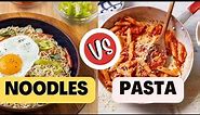 Noodles Vs. Pasta | Difference between them | Food Processing Industry | Food Science and Technology