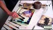 How To Create Texture on Arches Rough Paper with Watercolor Artist Eric Wiegardt