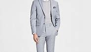 Bar III Men's Skinny-Fit Sharkskin Suit Separates, Created for Macy's - Macy's