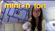 DIY: How to Build a Minion Lair Themed Fort ⛺️ Forts n Crafts ⛺️ Good Palette