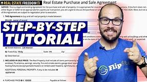 How To Fill Out A Real Estate Purchase And Sale Agreement