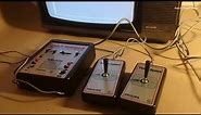 Retro Philips TV game console from 1977