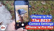 iPhone 14 Pro Max | BEST Camera Settings Explained, Tips & Tricks | iPhone 14 Pro | 2023 Guide