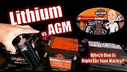 Harley Davidson Lithium vs AGM Battery Comparison - What Do You Really Need?