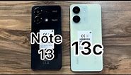 Xiaomi Redmi Note 13 vs Xiaomi Redmi 13c