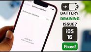 iOS 16 iPhone Battery Drain So Fast? Here is the Fix!
