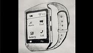 How to draw smart watch