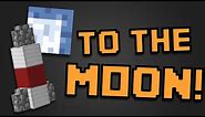 Fly to the MOON ON A SPACESHIP in Minecraft [1 Command]