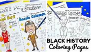 Living Color History! Black History Figure Coloring Pages