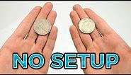 FAST COIN TRICK - TUTORIAL | TheRussianGenius