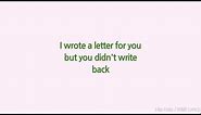 Lil Peep - Love Letter (Lyrics)
