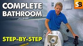 How to Install a Complete Bathroom Step-by-Step