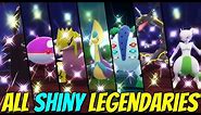 ALL SHINY LEGENDARIES in Pokemon Brilliant Diamond and Shining Pearl