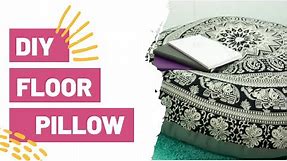 DIY Floor Pillow | Easy Sewing Tutorial