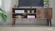 VASAGLE Industrial Style TV Stand ULTV09BX