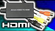 S-Video to HDMI Converter! Unboxing & A/V Tests.