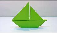 How to Make 2D Paper Sailboat | Easy Origami Paper Boat Tutorial for Handmade Creators