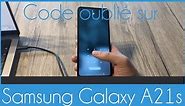 Comment déverrouiller un Samsung Galaxy A21s quand on a oublié le code