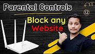 Parental Control in Tenda Router | Allow and Block websites | Set Internet Access timing in Tenda
