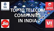 Top 10 Telecom Companies In India |Best Telecom Companies | Most Popular Telecom Companies In India