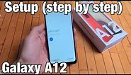 Galaxy A12: How to Setup for Beginners (step by step)