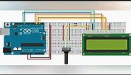 LCD Display. How to set up LCD Display (Using potentiometer).