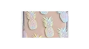 Velvet Caviar Compatible with iPhone Xs Case & iPhone X Case Pineapple for Women & Girls - Cute Clear Protective Phone Cases (Holographic Pineapples)