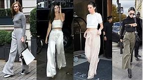50 Perfect Palazzo & Wide Leg Pants Outfit Styles ss18