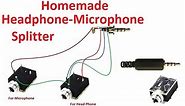 Homemade Headphone-Microphone Splitter | DIY Headphone & Microphone Splitter