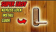 SUPER EASY Push Button/Combination Lock Install Guide