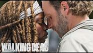 Rick and Michonne's First Kiss | The Walking Dead Classic Scene