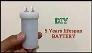 How to Make Real and Powerful Battery, DIY Battery (5 Years Lifespan)
