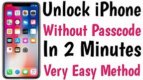 Unlock iPhone Without Passcode | How To Unlock iPhone Password Lock | Remove Forgot Passcode