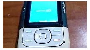 Nokia 5200 incoming call