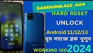 Samsung Galaxy A12 Hard Reset Samsung A12 Hard Reset Bangla Samsung A12 Hard Reset Not working 2024