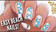 Easy Summer Beach Nail Art | DIY Nail Design Using Studs!