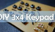DIY 3x4 Keypad for the Arduino (includes Schematics ) | Random Nerd Tutorials