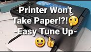 Paper Won't Feed into Printer HP Deskjet F4440 F4450 F4480 How To Fix Mispick Error