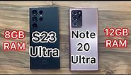 Samsung Galaxy S23 Ultra vs Samsung Galaxy Note 20 Ultra