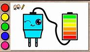 How to Draw Cute Charger - Drawing Cute Charger Step by Step