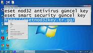 Eset Nod32 Antivirus Güncel Key & Eset Smart Security Güncel Key