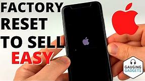 How to Factory Reset iPhone to Sell - Wipe iPhone Before Selling