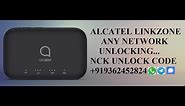 T Mobile Alcatel linkzone 2 MW43TM SIM lock code unlock +919362452824
