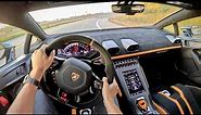 The Lamborghini Huracan STO is my new Favorite Supercar - POV Sunrise Drive