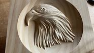 Let’s Carve This Simple 3D Eagle on the CNC